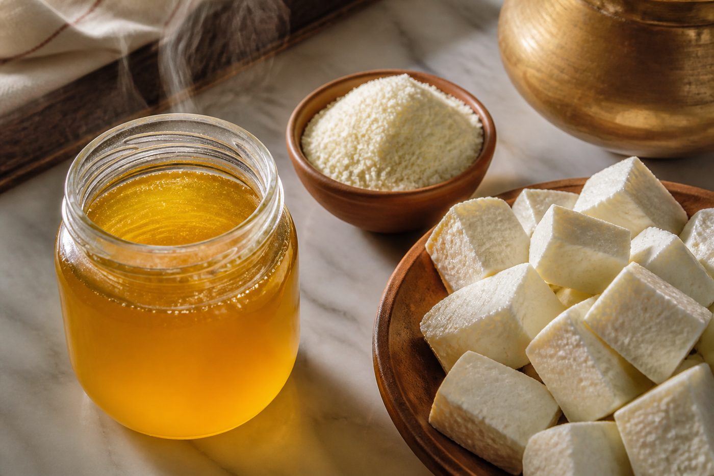 Farm-made ghee from Jersey milk