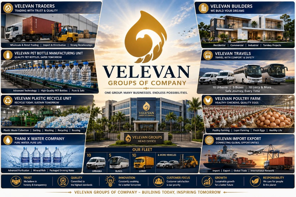 Velavan Global Ventures Pvt.Ltd — one group, many businesses overview